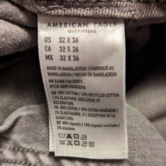 Men's Gray American Eagle Jeans - Picture 3 of 3